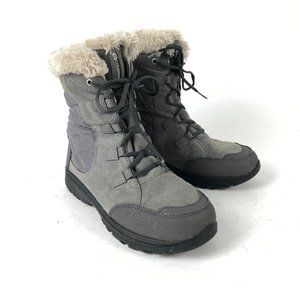 Columbia Youth Ice Maiden Lace Winter Boot Grey